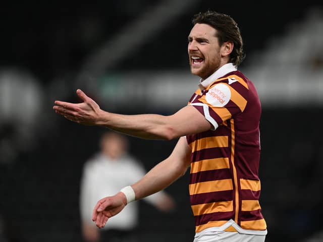 Ash Taylor, who has left League Two side Bradford City by mutual consent. Picture: Getty.