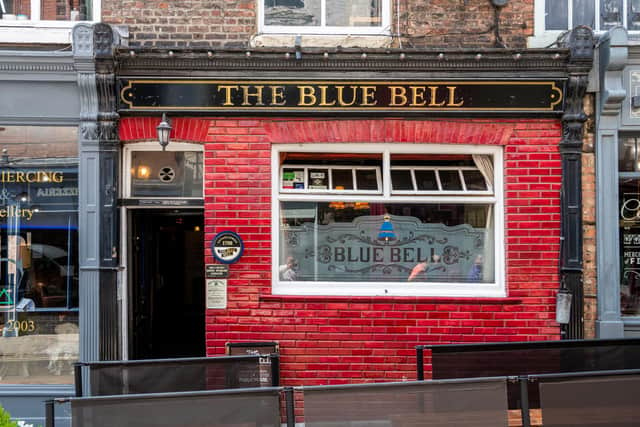 The Blue Bell is a notoriously small pub