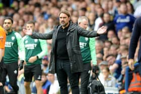 Leeds United manager Daniel Farke on the touchline during Sunday's 2-2 draw at Elland Road. Picture: Simon Hulme
