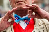 Ian Lancaster, wearing an Armed Forces Day Bow Tie.