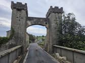 The road was closed after damage was caused to Middleham Bridge by a HGV. Photo: LDRS.