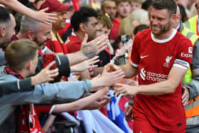 Milner is set to leave Liverpool. Image: Peter Powell/AFP via Getty Images