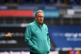 Huddersfield Town manager Neil Warnock, pictured on the touchline during Saturday's Championship home game with former club Rotherham United. Picture: Jonathan Gawthorpe.