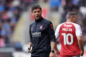 Rotherham United boss Alex Bruce