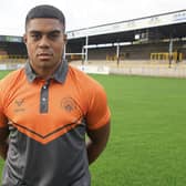 Ilikaya Mafi has penned a one-year deal at Castleford. Picture: Castleford Tigers.