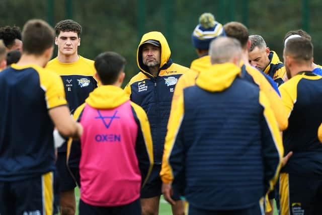 Rohan Smith's Leeds are looking to challenge Wigan Warriors and St Helens this year. (Photo: Jonathan Gawthorpe)