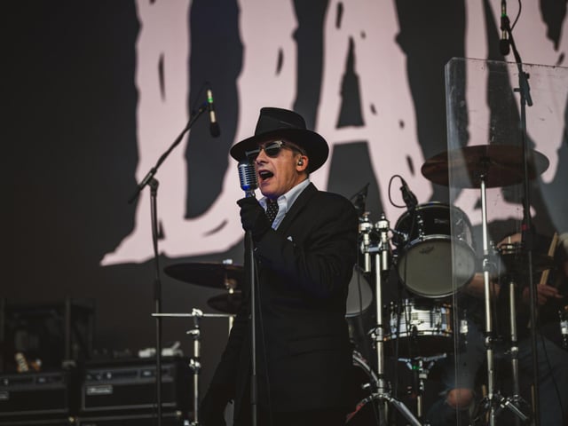 The Damned on stage