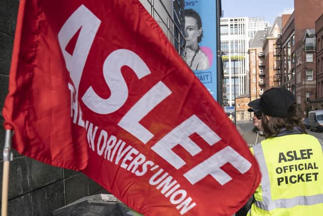 Strike action has been announced by the ASLEF Union in January and February 2024
Photo by Danny Lawson/PA Wire
