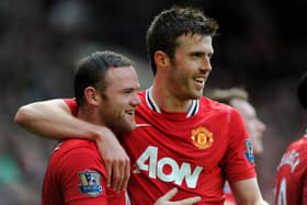 Michael Carrick and Wayne Rooney spent years alongside each other, representing Manchester United and England as players. Image: Michael Regan/Getty Images