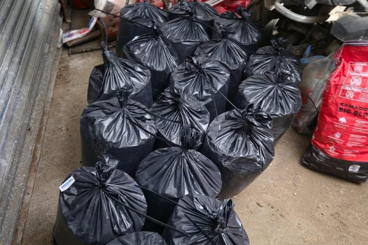 £10m of ketamine found in 20 black bin bags in Pontefract as three charged