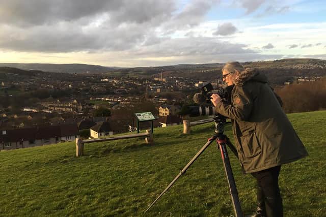 Director of A Bunch of Amateurs Kim Hopkins on location in Bradford.
Picture by Margareta Szabo