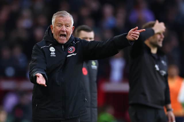 BRAVERY: Chris Wilder wants his Sheffield United players to show more courage (Image: Simon Bellis / Sportimage)