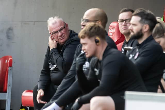 Plenty to ponder for Rotherham United manager Steve Evans.(Picture: Tony Johnson)
