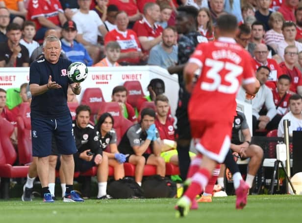 PROUD: Middlesbrough manager Chris Wilder