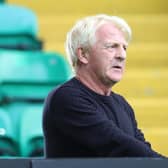 GLASGOW, SCOTLAND - AUGUST 18: Former Celtic manager Gordon Strachan looks on prior to the UEFA Champions League: First Qualifying Round match between Celtic and KR Reykjavik at Celtic Park on August 18, 2020 in Glasgow, Scotland. (Photo by Ian MacNicol/Getty Images)