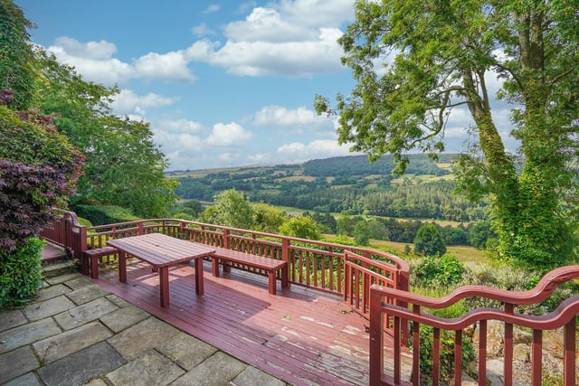 A seating area positioned to make the most of the amazing view
