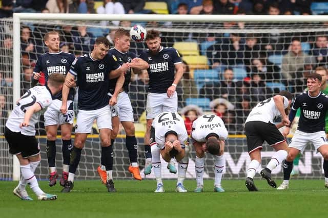 GOAL: Tommy Doyle finds the net at Millwall, but Sheffield United still lost 3-2