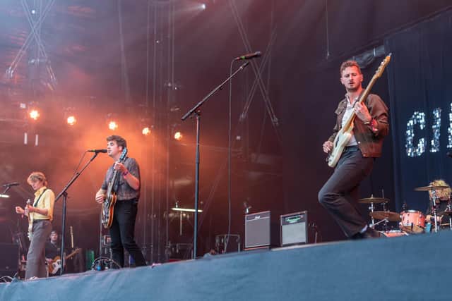 Circa Waves onstage at Y Not Festival. Picture: Scott Antcliffe