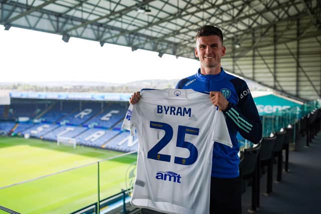 Sam Byram, who has rejoined Leeds United on a free transfer. He could make his return in Sunday's Championship opener with Cardiff City. Picture courtesy of LUFC.