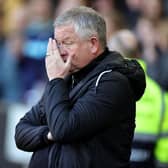 INJURY WOES: Only three Premier League clubs had lost more playing days to injuries than Chris Wilder's Sheffield United at the last count