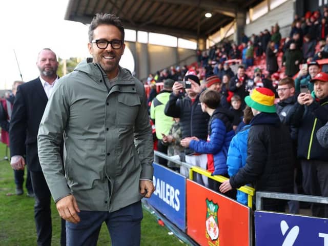 BIG ATTRACTION: Conference club Wrexham, co-owned by Hollywood actor, Ryan Reynolds, have got used to sold-out crowds at home this season