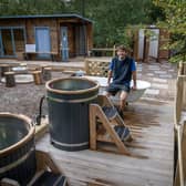 Guy Coates at Cold Bath Plunge. Photograph by Tony Johnson.
