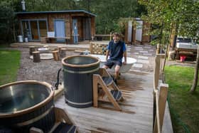 Guy Coates at Cold Bath Plunge. Photograph by Tony Johnson.