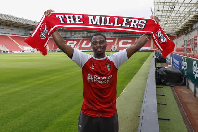 IMPACT: Rotherham United's summer signing Aaron Nemane (Image: Jim Bralisford, courtesy of Rotherham United)