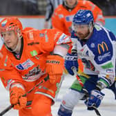 Jonathan Phillips played his 1,000th game for Sheffield Steelers in Glasgow on Saturday night (Picture: Dean Woolley)