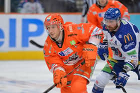 Jonathan Phillips played his 1,000th game for Sheffield Steelers in Glasgow on Saturday night (Picture: Dean Woolley)