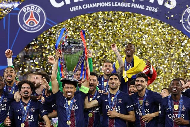 EUROPE'S BEST: Paris Saint-Germain play with four defenders (Image: FRANCK FIFE / AFP via Getty Images)