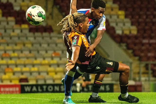 CRITICISM: Romoney Crichlow says he and his fellow Bradford City defenders need to be more switched-on