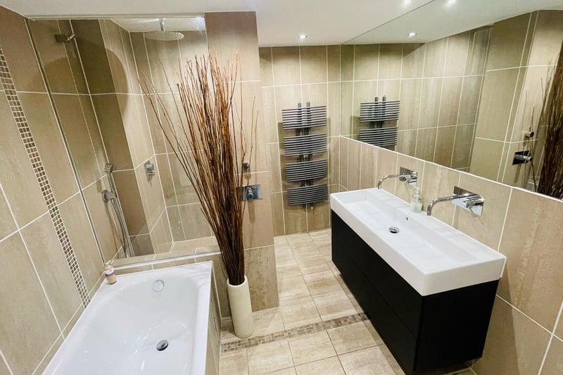 One of the ensuite bathrooms