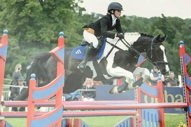 Alanis Milner-Moore competing at Bramham as a youngster with The Pony Club in 2017.
