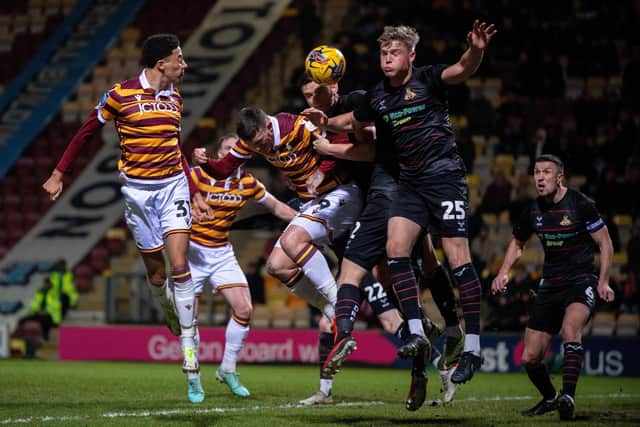 Bradford City knocked out Yorkshire rivals Doncaster Rovers in the quarter-finals of the EFL Trophy. (Picture: Bruce Rollinson)