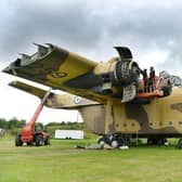 The plane has been largely dismantled Picture taken 24th August 2021 by Jonathan Gawthorpe
