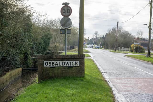 Village of the week Osbaldwick near York photographed for The Yorkshire Post by Tony Johnson. 12th March 2024