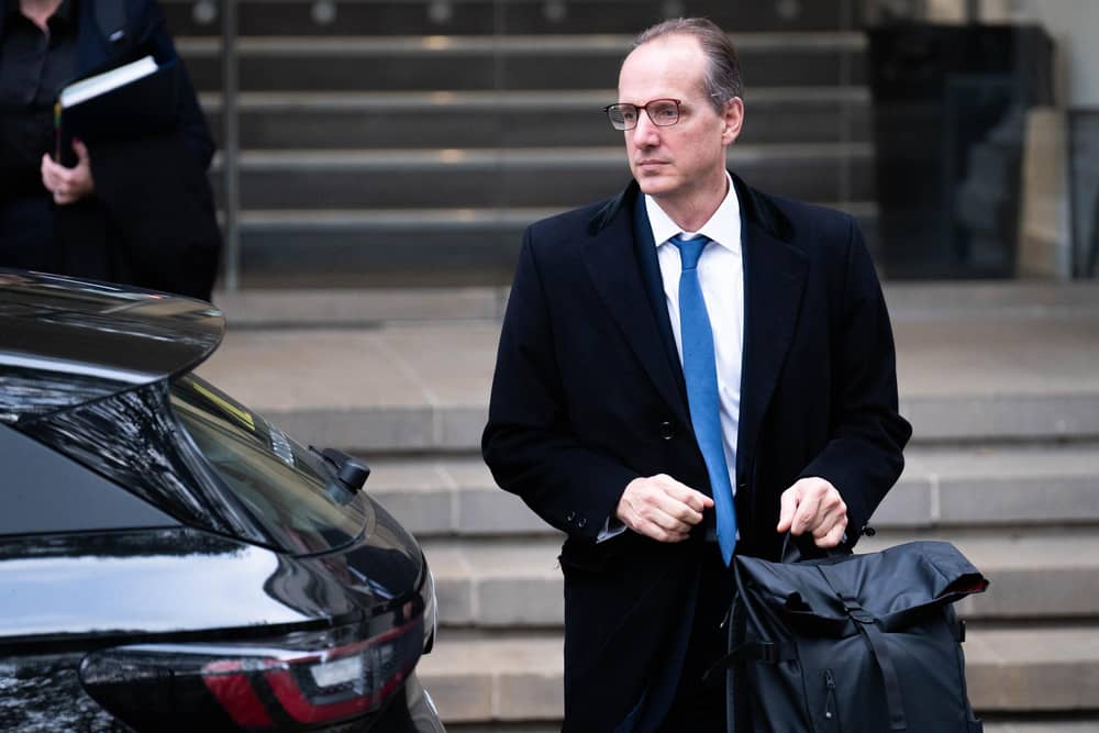Martin Reynolds, former principal private secretary to former Prime Minister Boris Johnson, leaves the UK Covid-19 Inquiry at Dorland House in London. PIC: James Manning/PA Wire