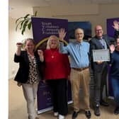 Some of the South Yorkshire’s Community Foundation team celebrate the Quality Accreditation.