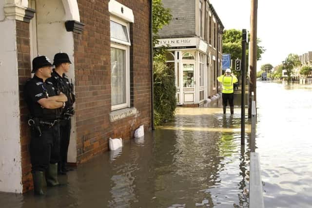 'Climate change is inexorably increasing the likelihood and frequency of flooding events'.