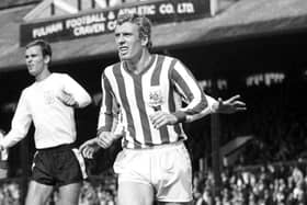 IN THE GOALS: Sheffield United's Mick Jones. Picture: PA Photos