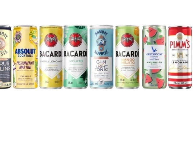 4 for 3 on ready to drink cocktails.
