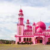 The pink mosque in Datu Saudi Ampatuan, Maguindanao, Philippines. Picture: Estan Cabigas.