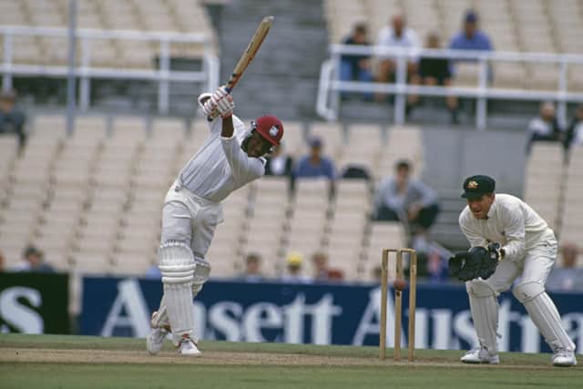 The master: Brian Lara in action early in his Test career. Photo by Joe Mann/Getty Images.