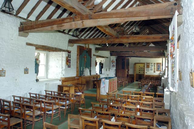 The old chapel is one of the oldest parts of the castle and contains a secret passageway