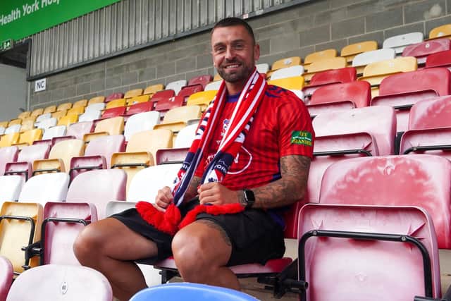 VAST EXPERIENCE: Jack Hunt has joined York City (Image courtesy of York City)