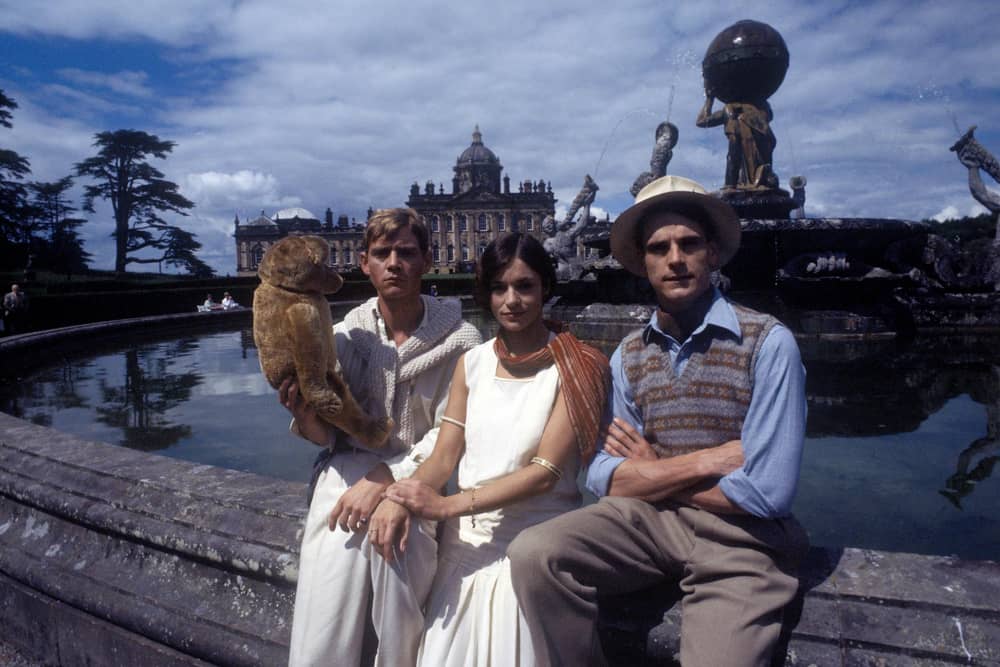 Anthony Andrews, Diana Quick and Jeremy Irons in 'Brideshead Revisted'. (Credit: Photo by ITV / Rex Features)