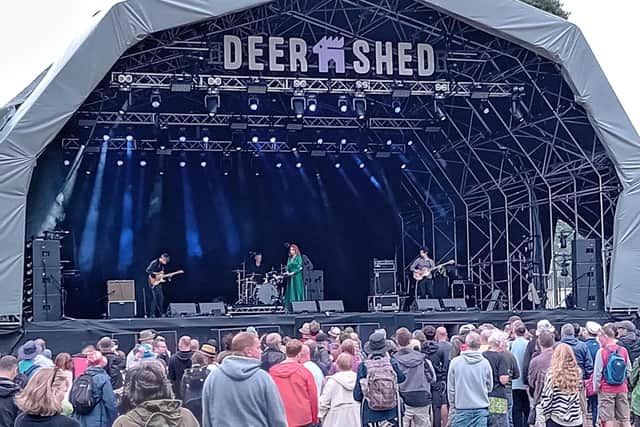 Gwenno performing at Deer Shed Festival. Picture: Duncan Seaman