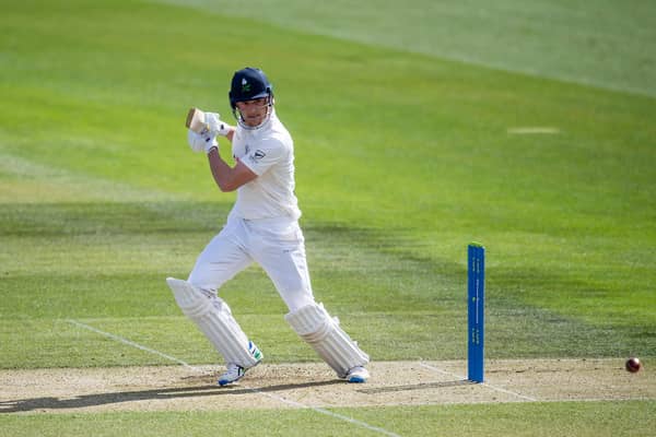 Fin Bean, seen here in action against Leicestershire at Headingley earlier in the season, top-scored for Yorkshire in the return match on Tuesday. Picture by Allan McKenzie/SWpix.com