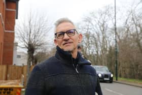 Match Of The Day host Gary Lineker outside his home in London (Photo credit : Lucy North/PA Wire)